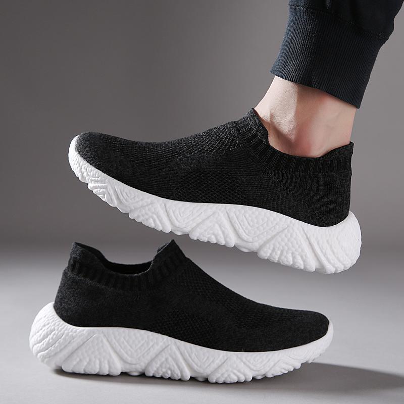 Damen Sportliche Strick-Sneaker mit rutschfester Sohle