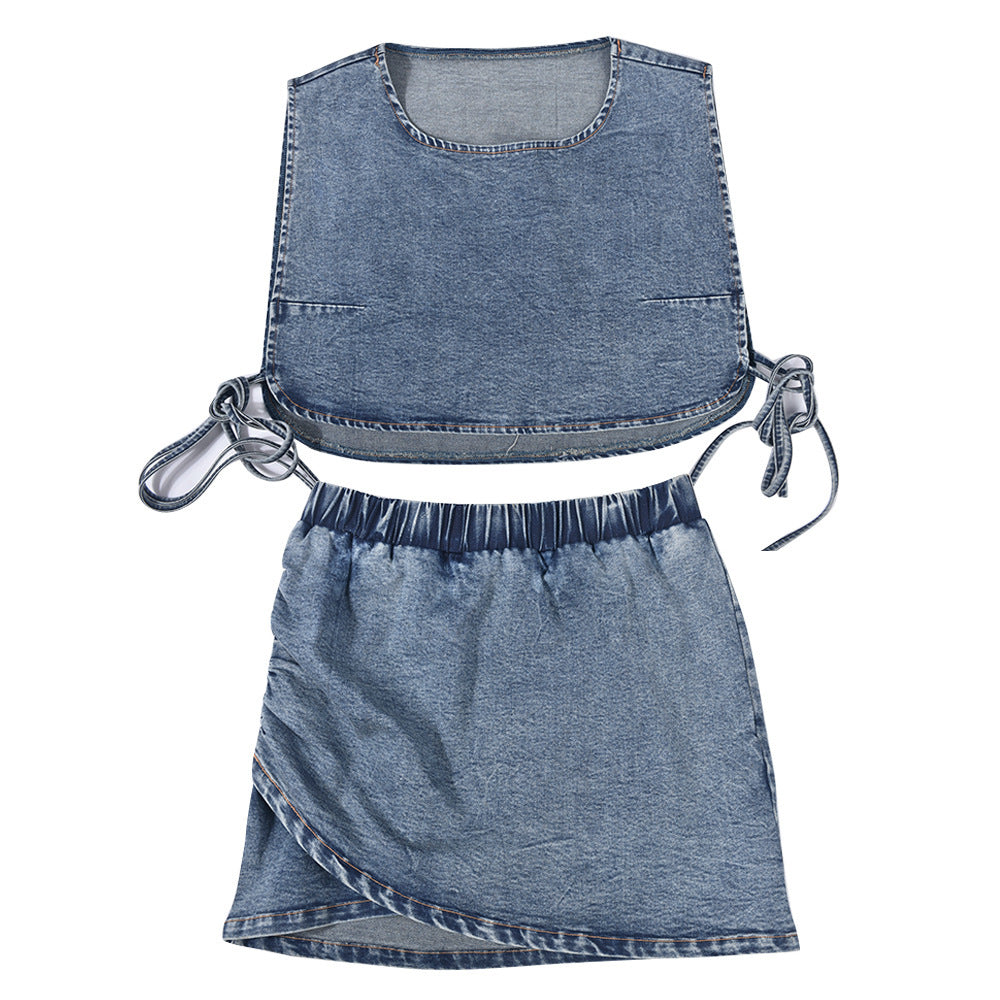 Damen Denim Twin-Set R&B