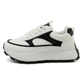 Damen Plattform-Sneaker mit modischem Obermaterial und rutschfester Sohle R&B