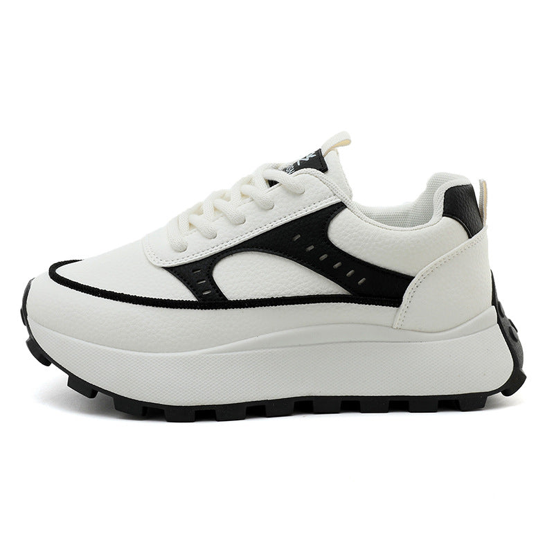Damen Plattform-Sneaker mit modischem Obermaterial und rutschfester Sohle R&B
