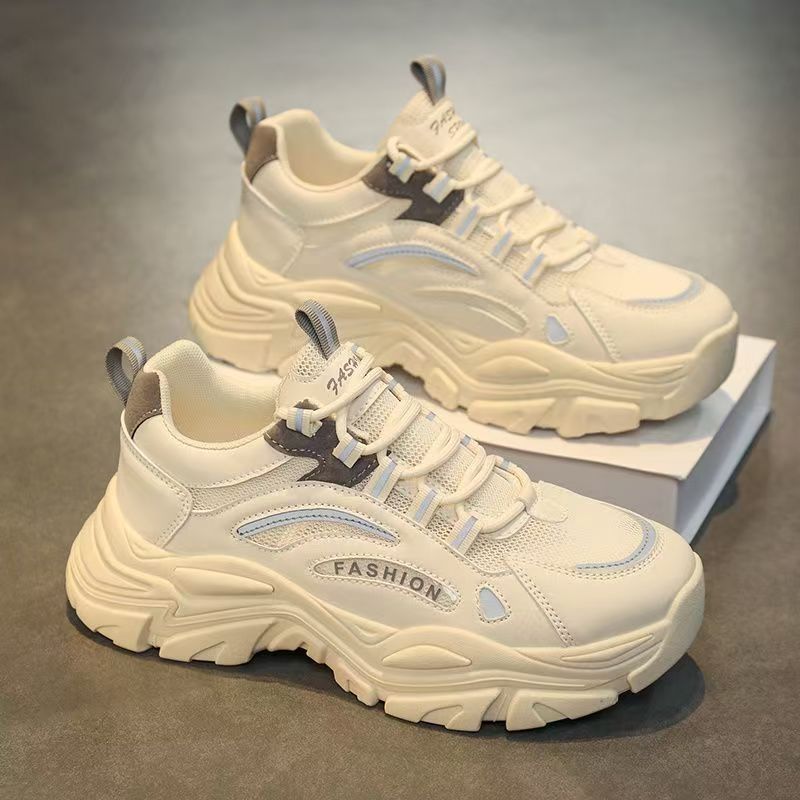 Damen Sportliche Chunky Sneakers mit dämpfendem Komfort und atmungsaktiver Konstruktion