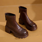 Damen modische Ankle Boots mit robustem Profil und praktischer Zipperöffnung R&B