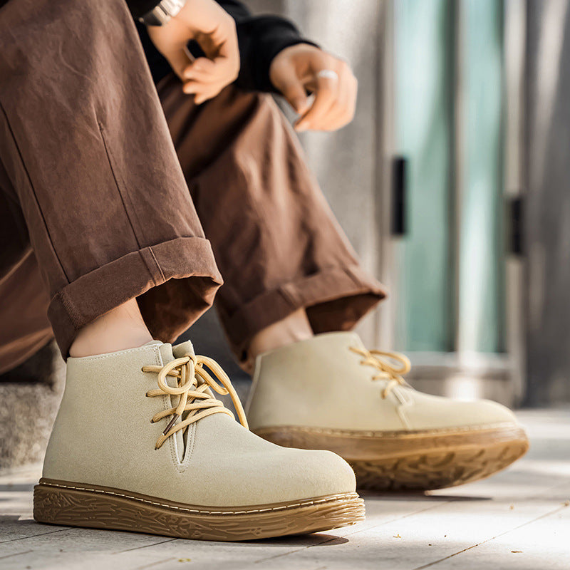 Damen Bequeme Ankle Boots mit hochgezogenem Kragen und rutschfester Sohle