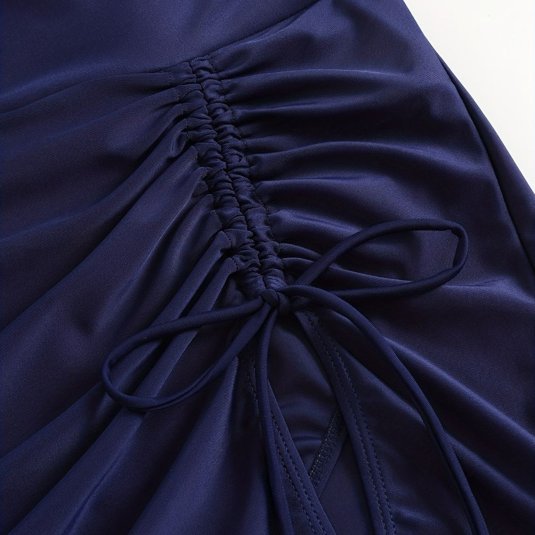 Damen Baderock mit regulierbarem Rüschen-Detail R&B