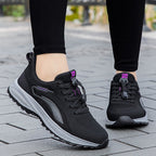 Damen Komfortable und atmungsaktive Laufschuhe mit elastischem Schnellschnürsystem R&B