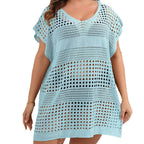 Damen luftiger Strandsarong mit durchbrochenem Muster R&B