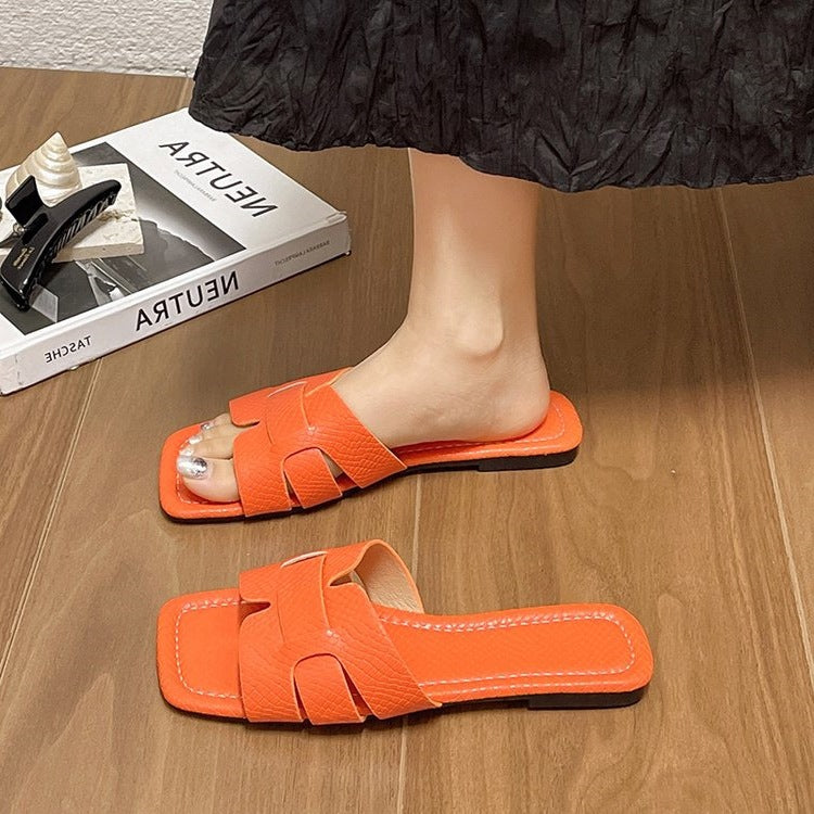 Damen modische Slides mit anpassbarem Riemendesign R&B