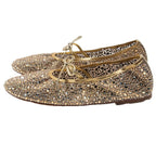 Damen Ballerinas mit funkelndem Strassdesign und bequemer Innensohle R&B