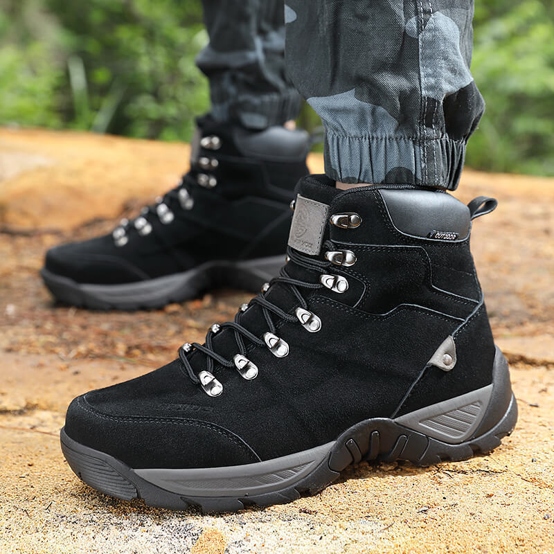 Damen Outdoor-Wanderschuhe mit hohem Schaft und rutschfester Profilsohle