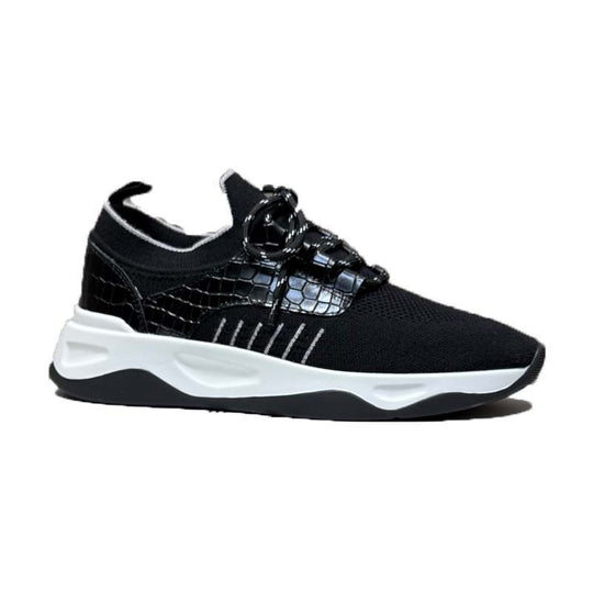 Damen Sportliche Sneakers mit atmungsaktiver Strickoberfläche und flexiblem Profil R&B
