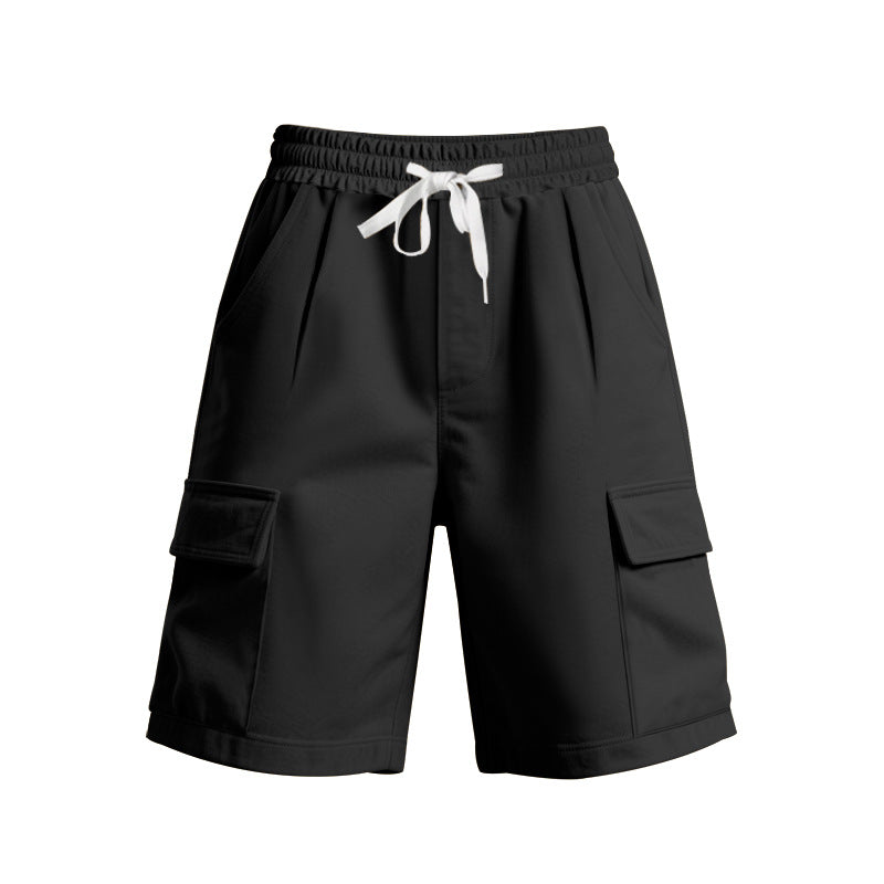 Damen komfortable Cargo-Shorts mit elastischem Bund und praktischen Seitentaschen R&B