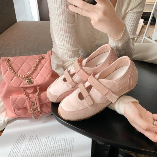 Damen Komfortable Sneaker mit verstellbaren Klettverschlüssen R&B