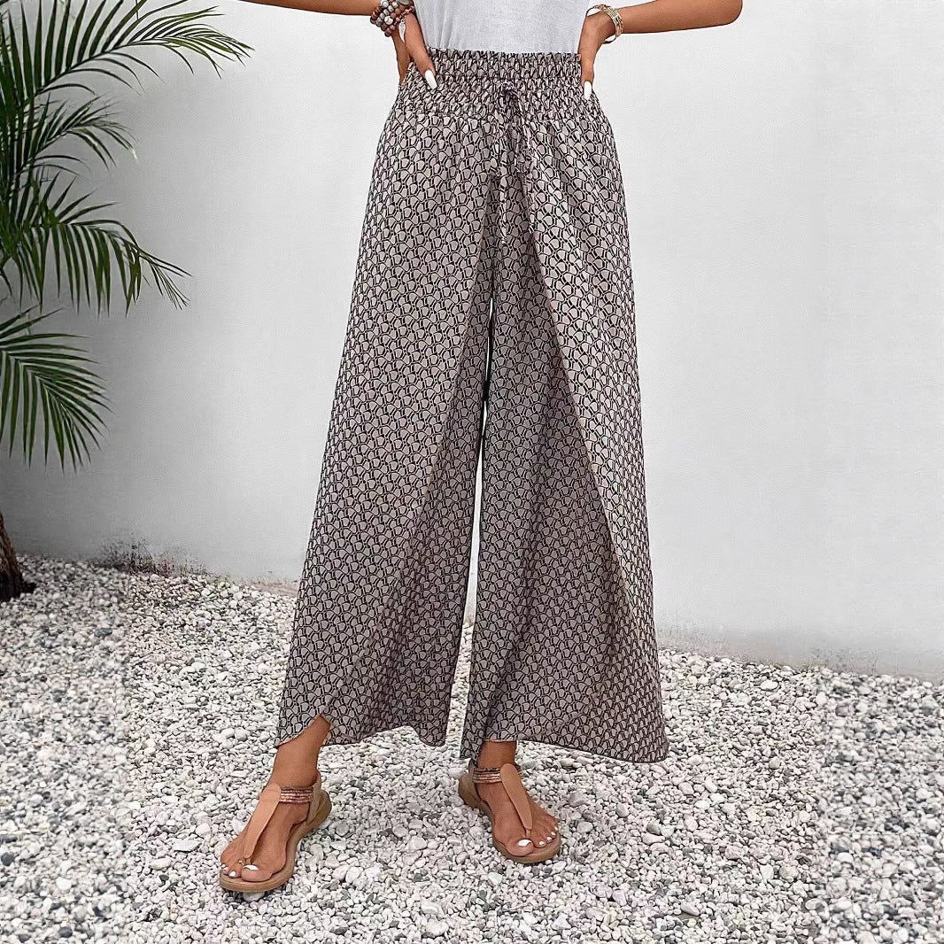 Damen Maxirock mit floralem Design und seitlichem Schlitz R&B