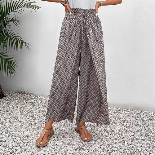 Damen Maxirock mit floralem Design und seitlichem Schlitz R&B