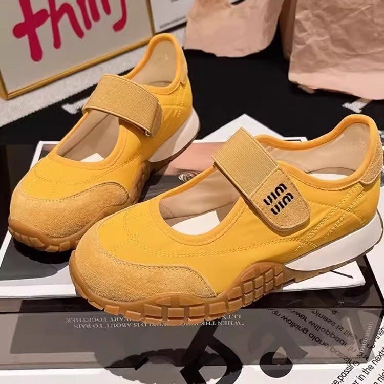 Damen Sportliche Sneaker mit praktischem Klettverschluss und bequemer Sohle R&B