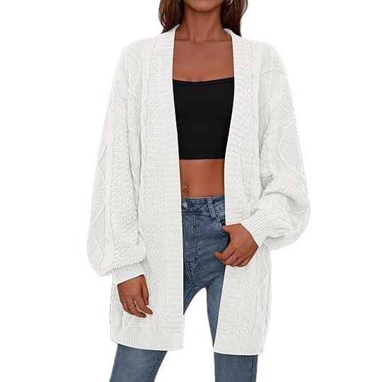 Damen Großer, gestrickter Cardigan R&B
