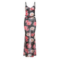 Damen Langärmliges Sommeroberteil mit floralem oversize Design R&B