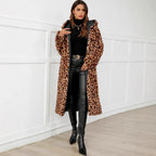 Damen Felljacke im Leopardenmuster R&B