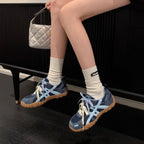 Damen Sportliche Freizeitschuhe mit atmungsaktiver Mesh-Oberfläche und rutschfester Laufsohle R&B