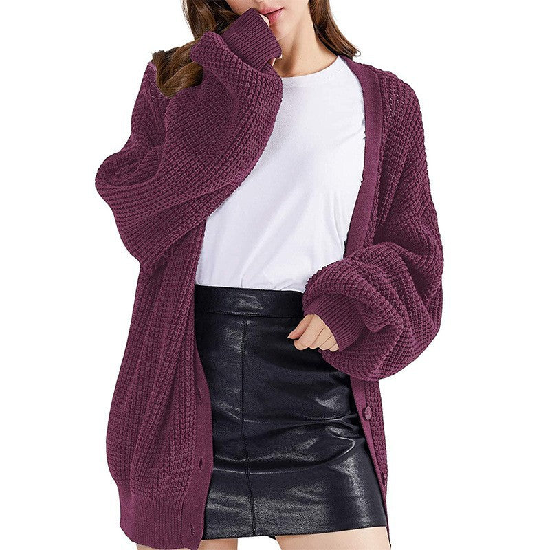 Damen Großer Strickcardigan R&B