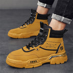 Damen hochschulgeeignete Winterstiefel mit rutschfester Sohle und praktischer Schnürung R&B