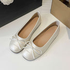 Damen Ballerinas mit dekorativem Schleifendesign
