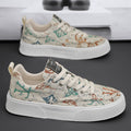 Damen Modische Sneakers mit hochwertiger Canvas-Oberfläche und strapazierfähiger Gummisohle R&B
