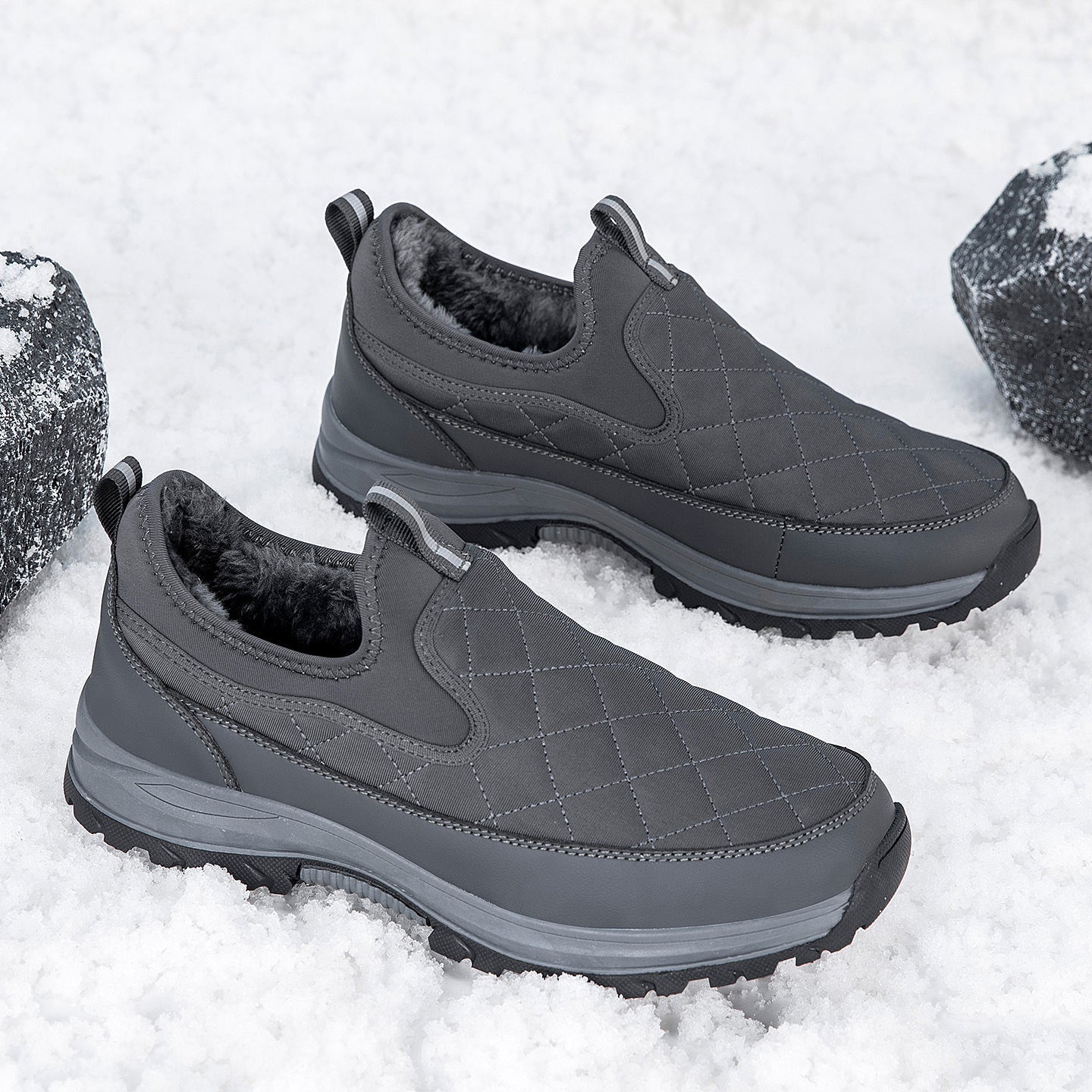 Damen Winterfreizeitschuhe mit isolierender Fütterung und rutschfester Sohle R&B