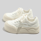 Damen Trendige Sneaker mit komfortabler Sohle und modischer Obermaterialkombination