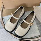 Damen Ballerinas mit elegantem Schnallen-Detail und hochwertiger Verarbeitung