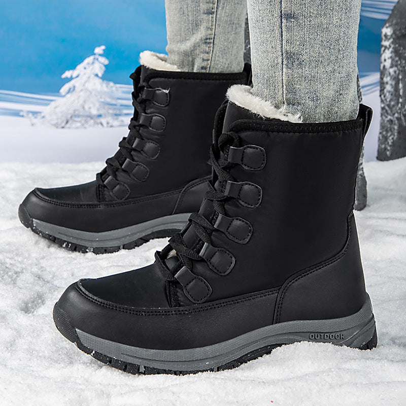 Damen Winterboots mit rutschfester Sohle und isolierendem Futter R&B