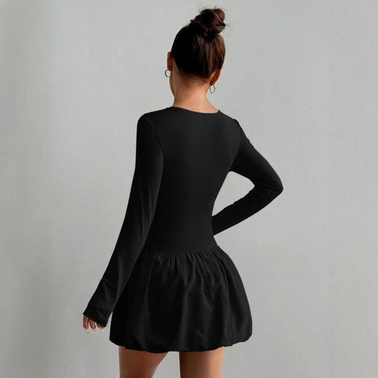 Damen Longsleeve T-Shirt mit Ballonrock R&B