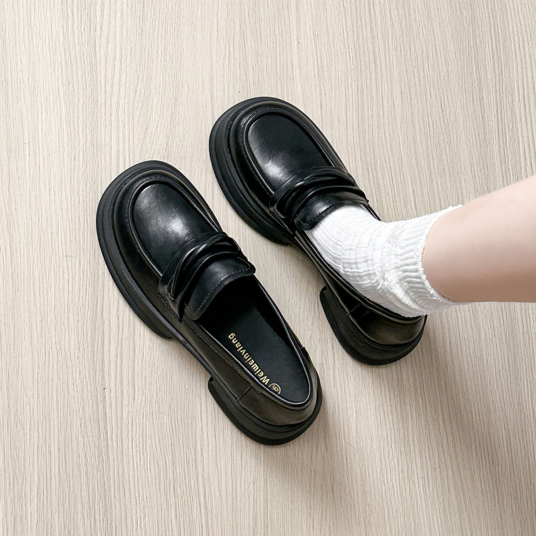 Damen Modische Loafer mit nachhaltiger Plateausohle R&B