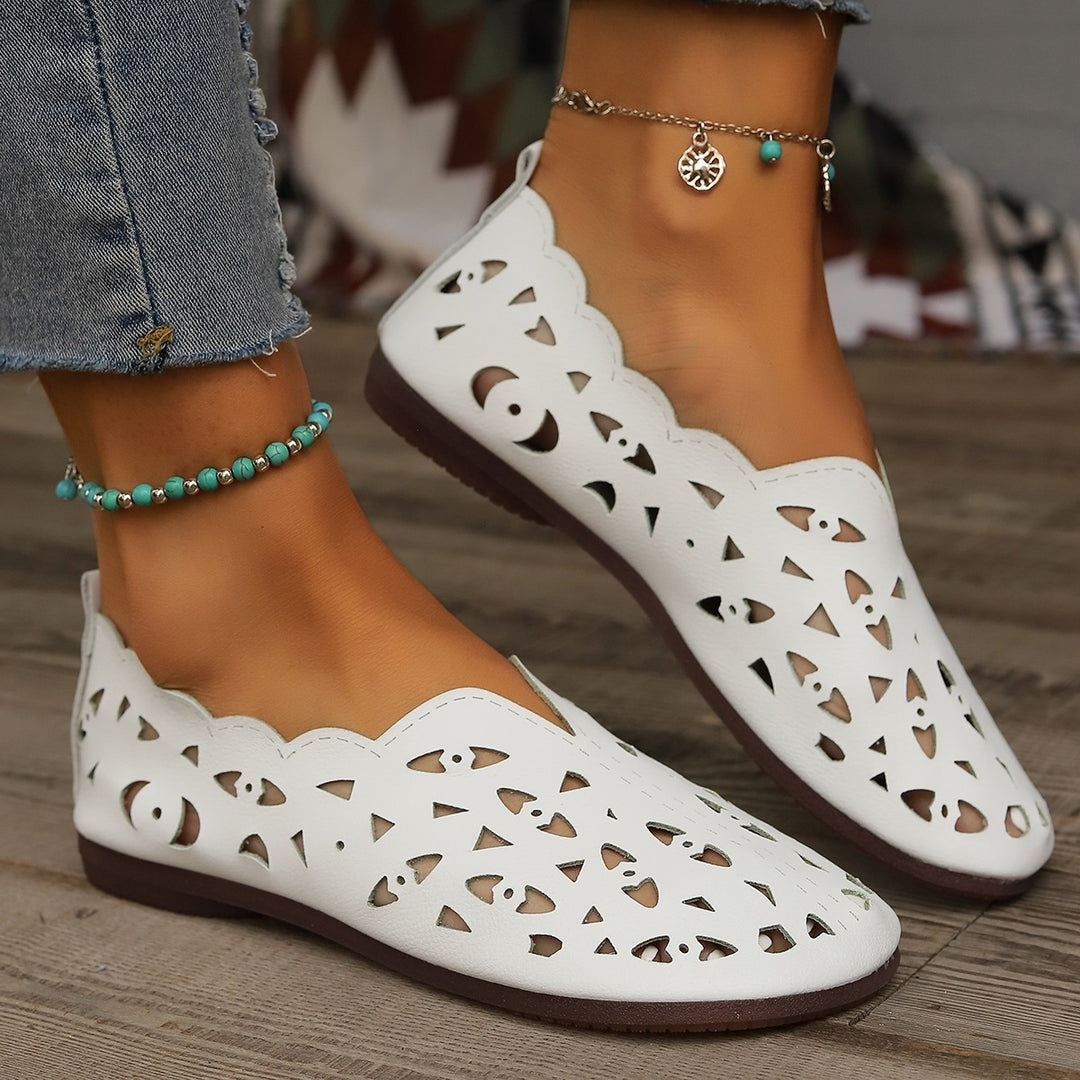 Damen Ballerinas mit durchbrochenem Design R&B