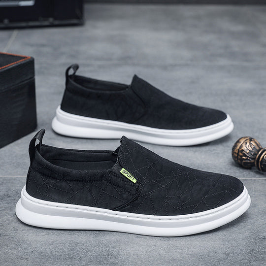 Damen Slip-On Sneakers mit atmungsaktiver Oberflächenstruktur und flexibler Sohle R&B