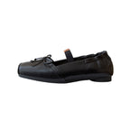 Damen Elegante Ballerinas mit modischem Riemchen und geschmackvollem Schleifen-Detail R&B