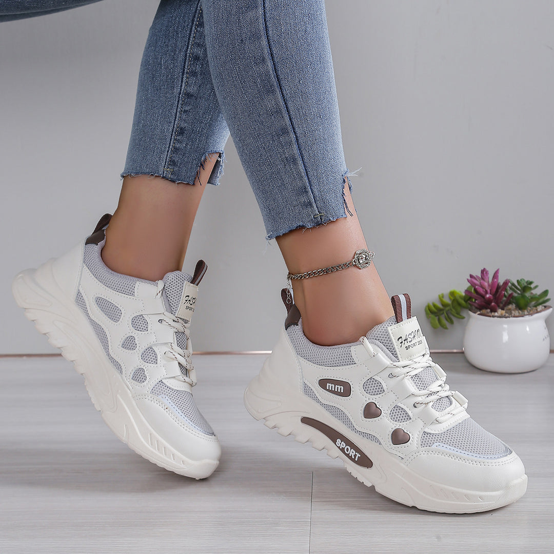 Damen Sportliche Laufschuhe mit atmungsaktiver Mesh-Oberfläche und komfortabler Dämpfung R&B