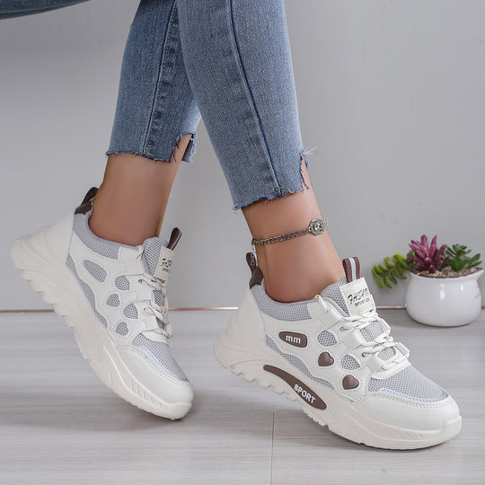 Damen Sportliche Laufschuhe mit atmungsaktiver Mesh-Oberfläche und komfortabler Dämpfung R&B