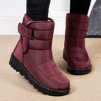 Damen Winterboots mit rutschfester Sohle und warmem Futter R&B