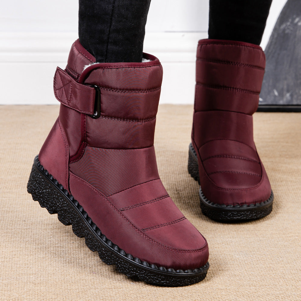 Damen Winterboots mit rutschfester Sohle und warmem Futter R&B
