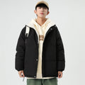 Herren modische Daunenjacke mit Kapuze und Innenfutter