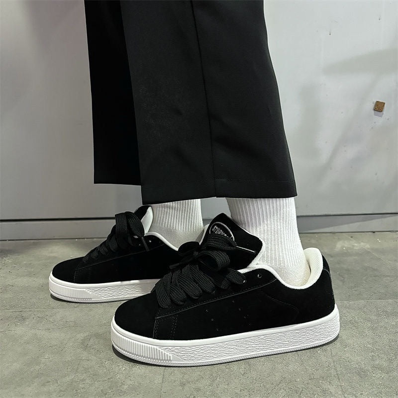 Damen Sneakers aus weichem Wildleder mit rutschfester Gummisohle