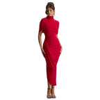 Damen Drapiertes Abendkleid R&B