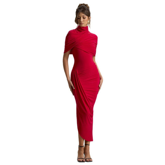 Damen Drapiertes Abendkleid R&B