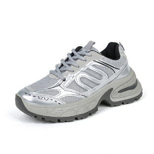 Damen Sportliche Sneakers mit atmungsaktivem Obermaterial und dämpfender Sohle R&B