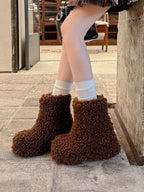 Damen Furry Boots im modernen Design R&B