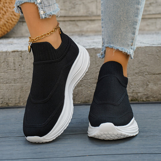 Damen atmungsaktive Slip-On Sneakers R&B