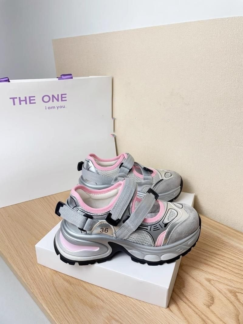 Damen Sportliche Lauf- und Freizeitschuhe mit verstellbaren Riemen und dämpfender Sohle R&B