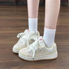 Damen Freizeit Sneakers mit verspieltem Tiermotiv und atmungsaktivem Obermaterial R&B