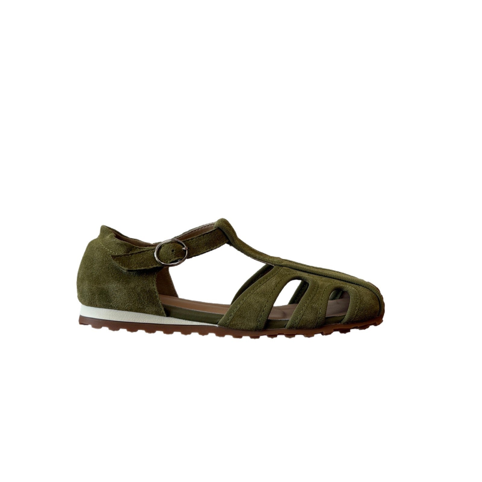 Damen Komfortable Sandalen mit geschlossenen Zehen und modischem Riemen